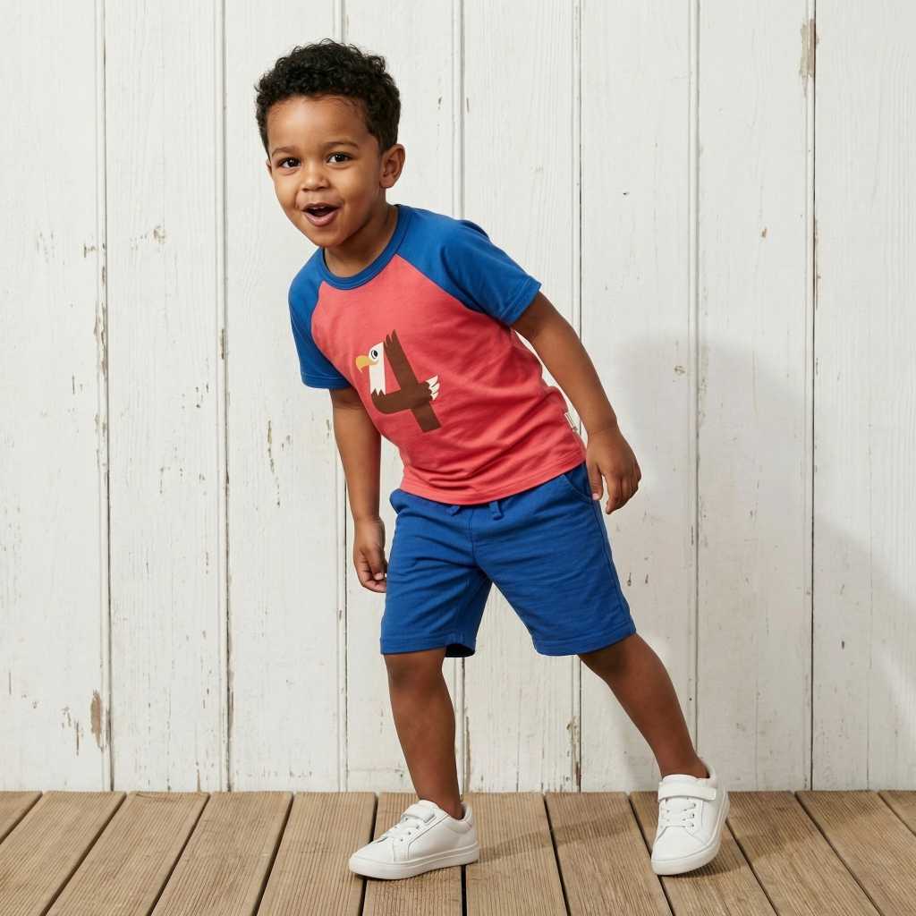 T-shirt / Top SS Raglan Age B04 - Maxomorra