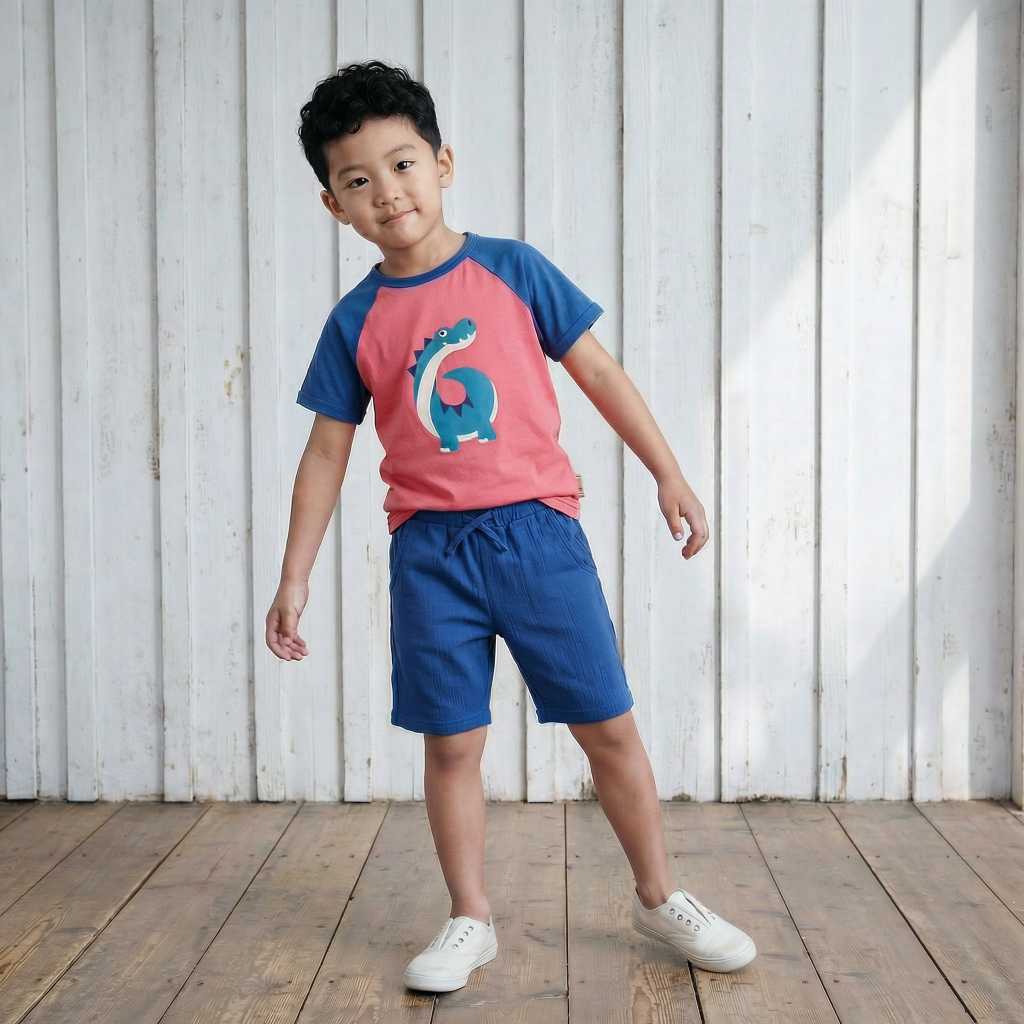 T-shirt / Top SS Raglan Age B06 - Maxomorra