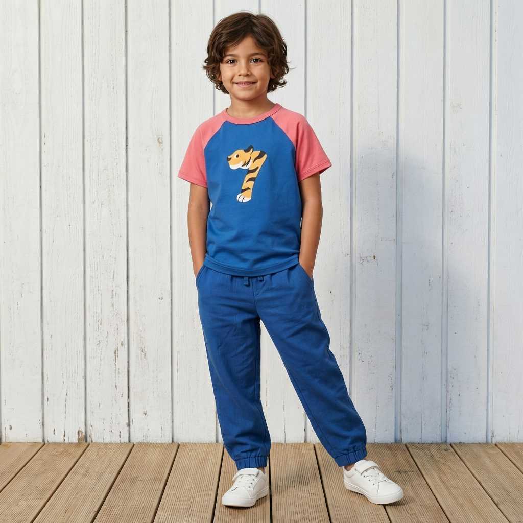 T-shirt / Top SS Raglan Age B07 - Maxomorra