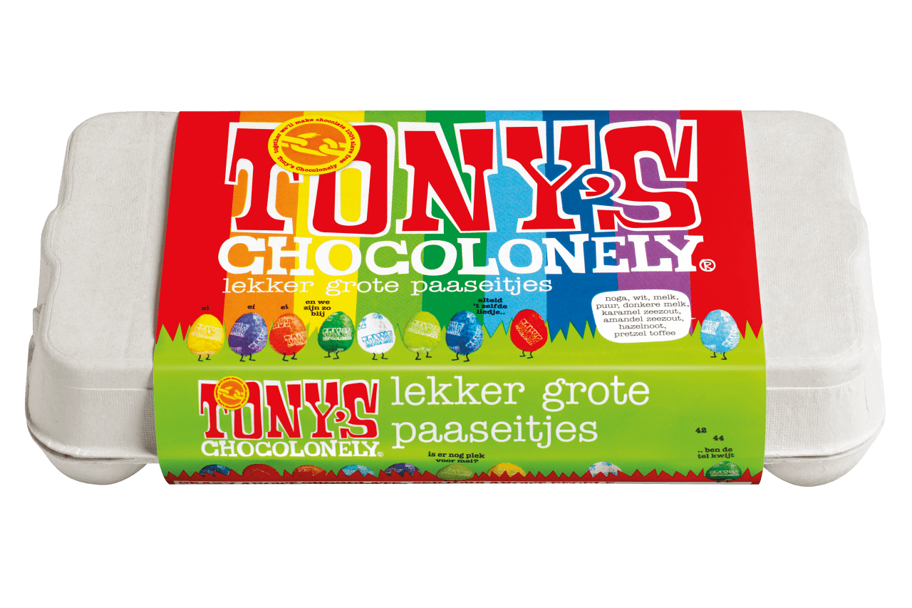 Tony's Paaseitjes mix doos 225 gram - Tony’s Chocolonely