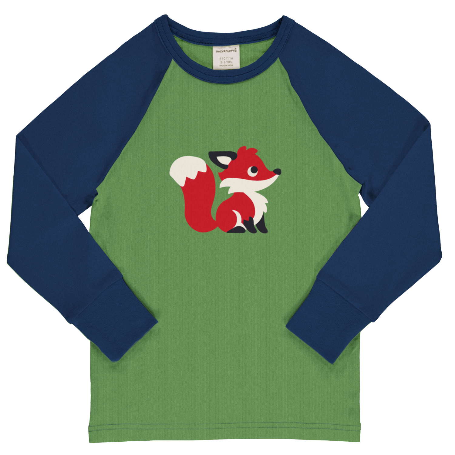 Longsleeve Top LS Raglan Fox - Maxomorra