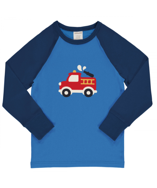 Longsleeve Top LS Raglan Fire Truck - Maxomorra