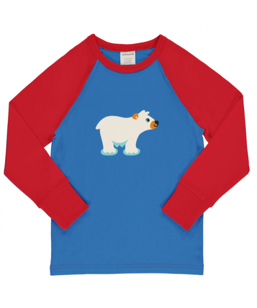 Longsleeve Top LS Raglan Ice Bear - Maxomorra