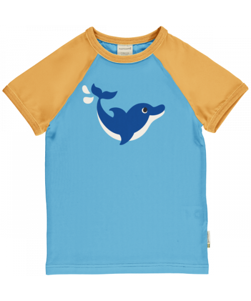 T-shirt / Top Raglan SS Dolphin - Maxomorra
