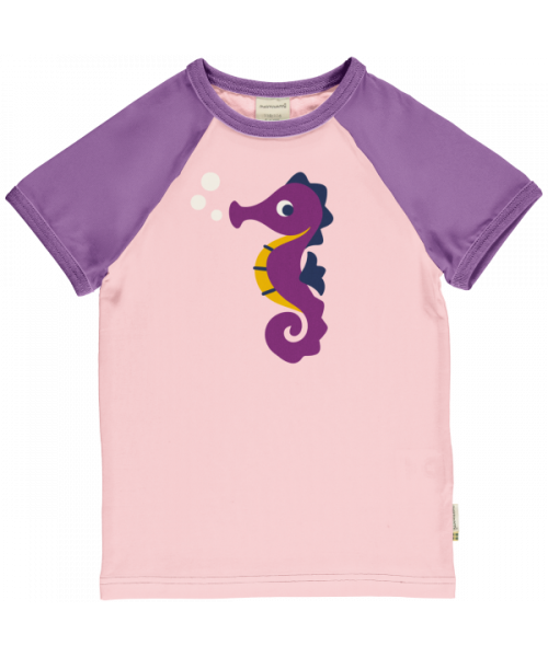 T-shirt / Top Raglan SS Seahorse - Maxomorra