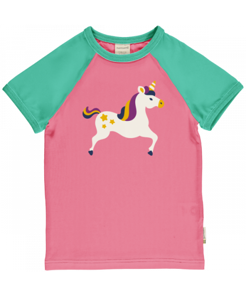 T-shirt / Top Raglan SS Unicorn - Maxomorra