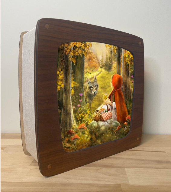 Toverplaat Little Red Riding Hood / Roodkapje - Iris Esther