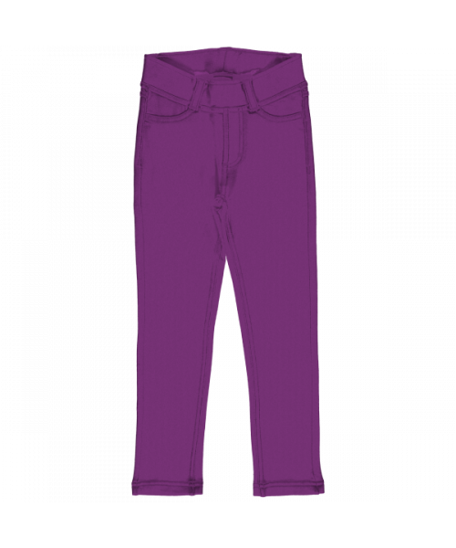 Broek / Treggings Sweat Violet - Maxomorra