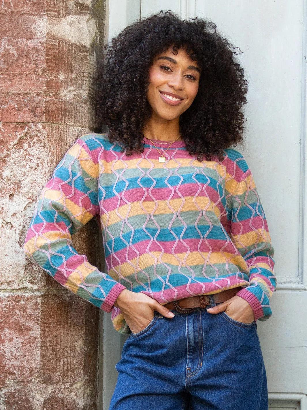 Trui Adult Fancy Stripe Pullover - Kite Clothing