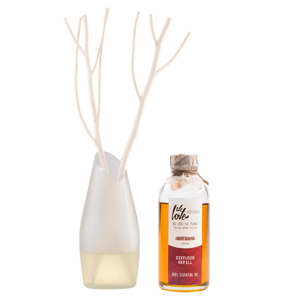 Diffuser Warm Winter 200 ml (incl. vaas) - We Love The Planet