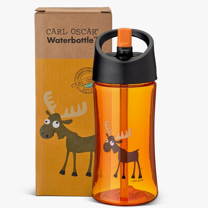 Water Bottle 0.35 L Moose Orange – Carl Oscar