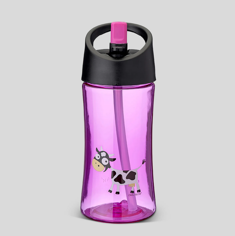 Water Bottle 0.35 L Cow Pink – Carl Oscar
