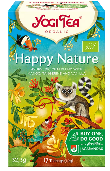 Happy Nature Tea Bio (steun herbebossing Madagascar) – Yogi Tea Organic