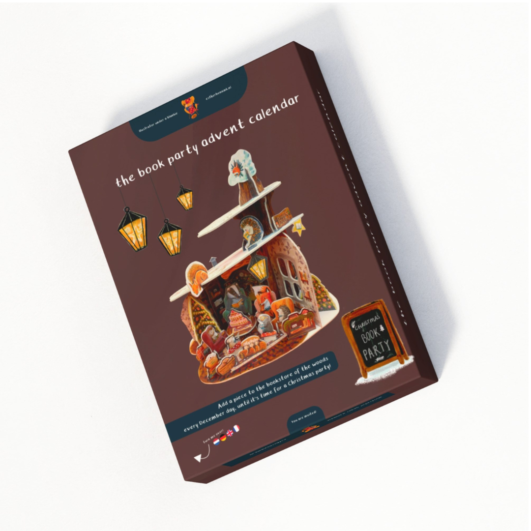 Adventskalender De boekwinkel – the bookish advent calendar - Illustrator under a Blankie