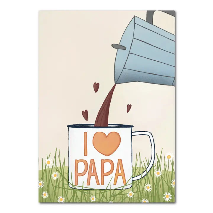 Ansichtkaart I Love Papa - Studio Kvinna