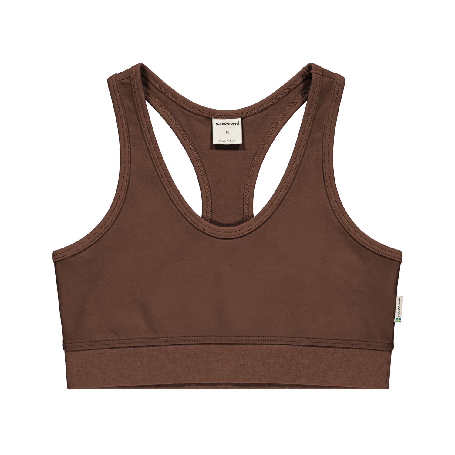 Top Comfort Woman Solid Brown - Maxomorra