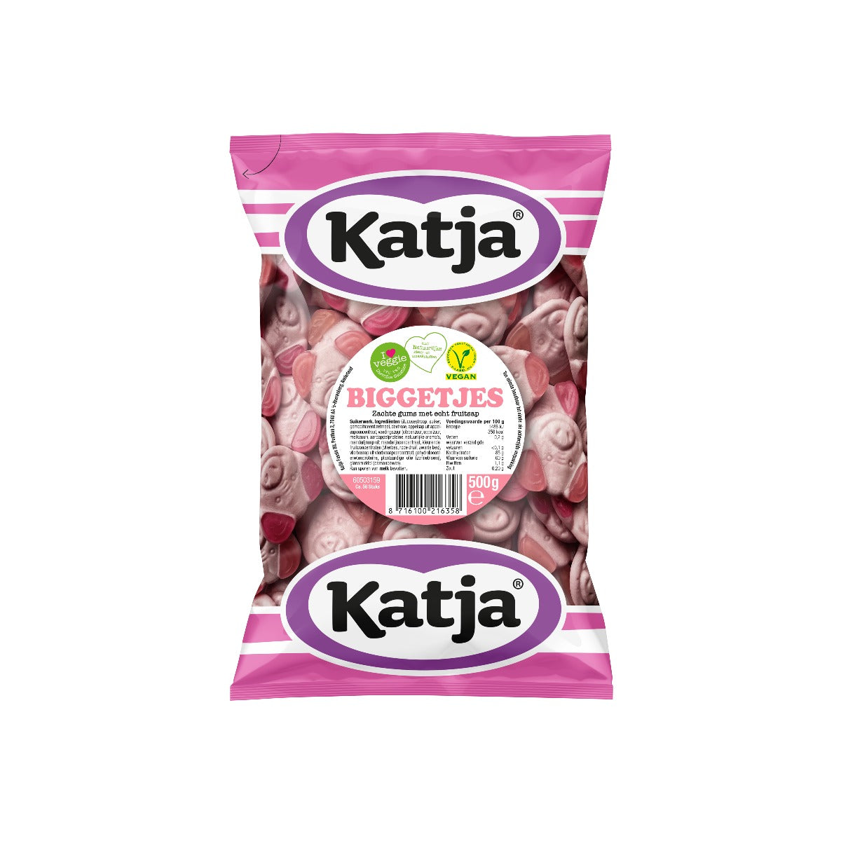 Biggetjes 500 gram (Vegan) - Katja