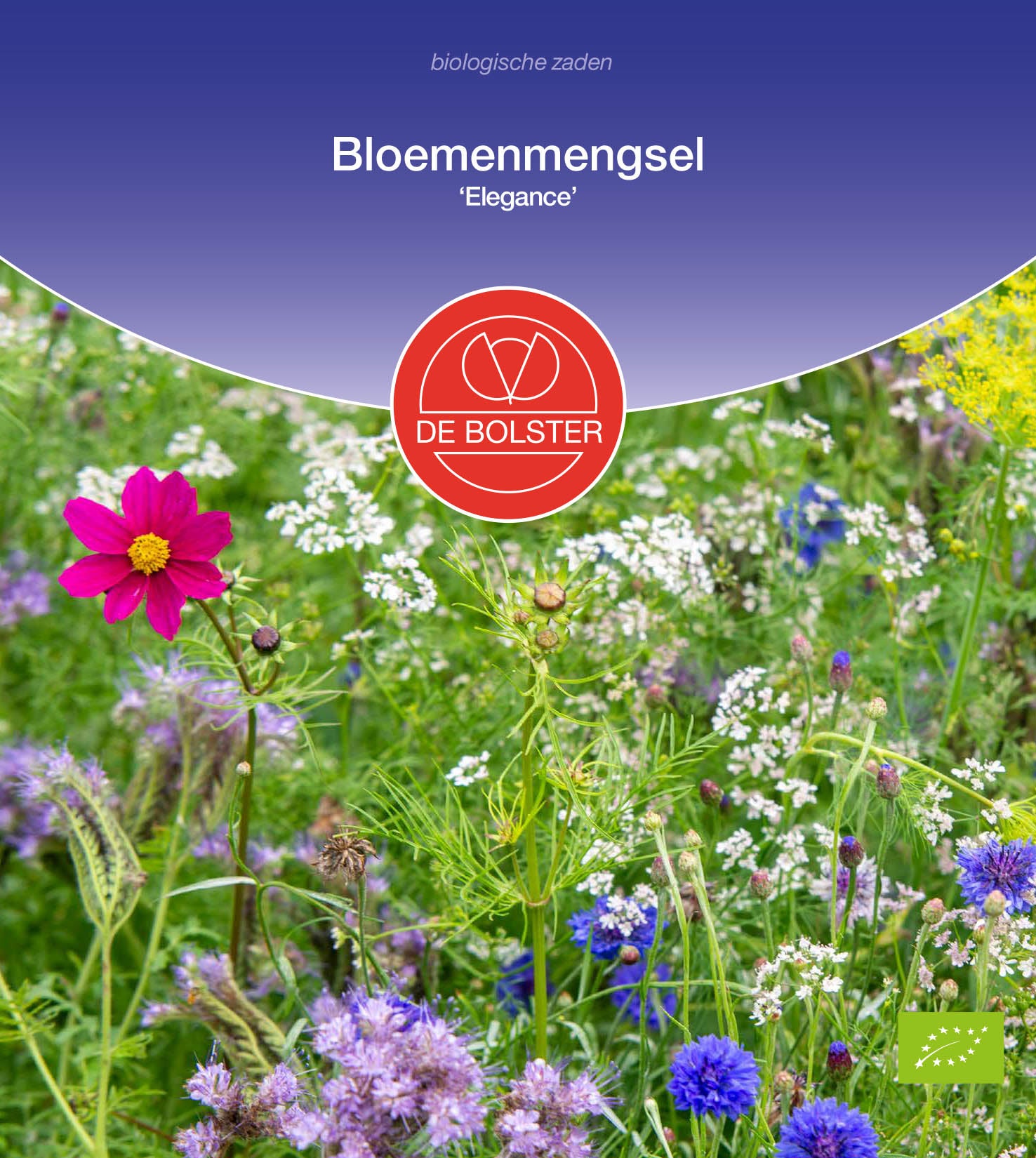 Bloemenmengsel 'Elegance' biologische zaden  - De Bolster