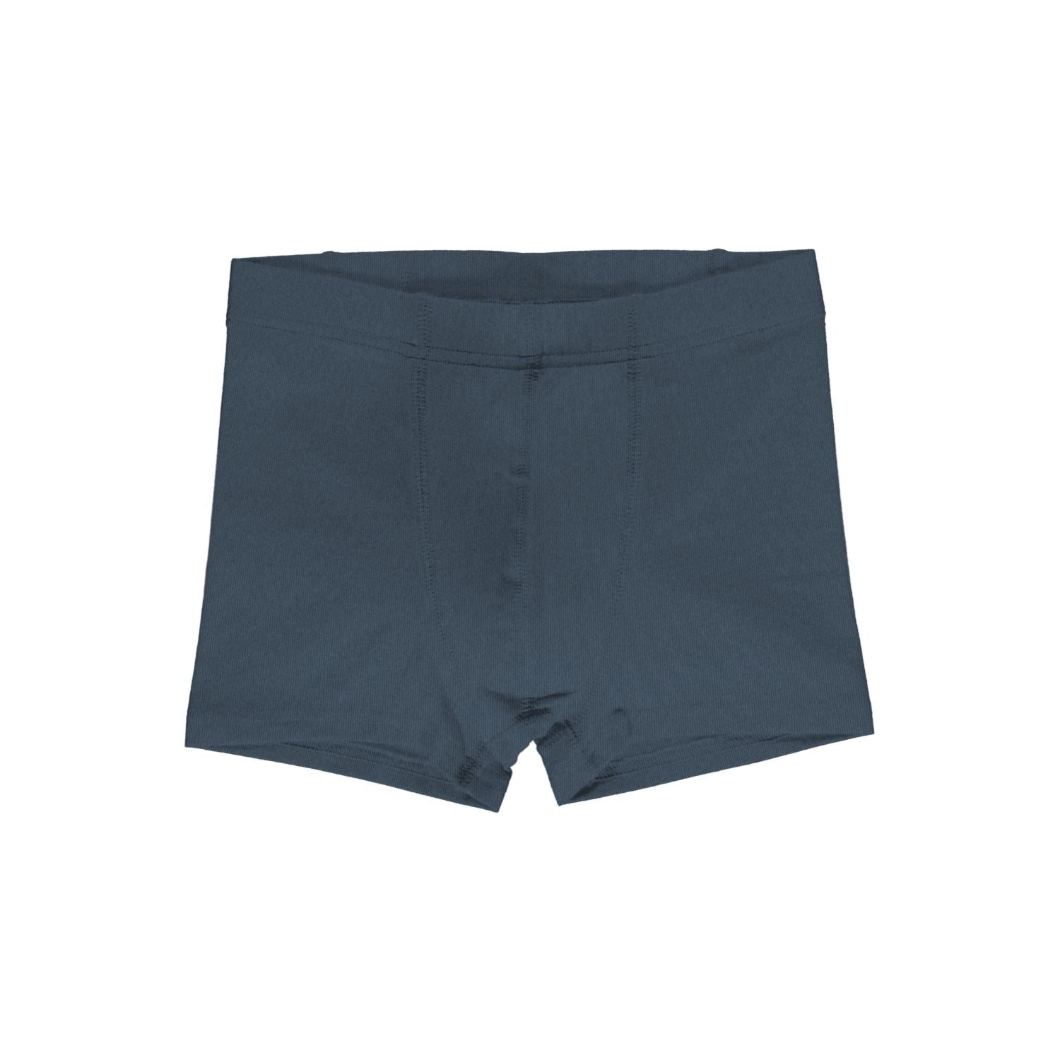 Boxershorts van Maxomorra in effen blauw van biologisch katoen