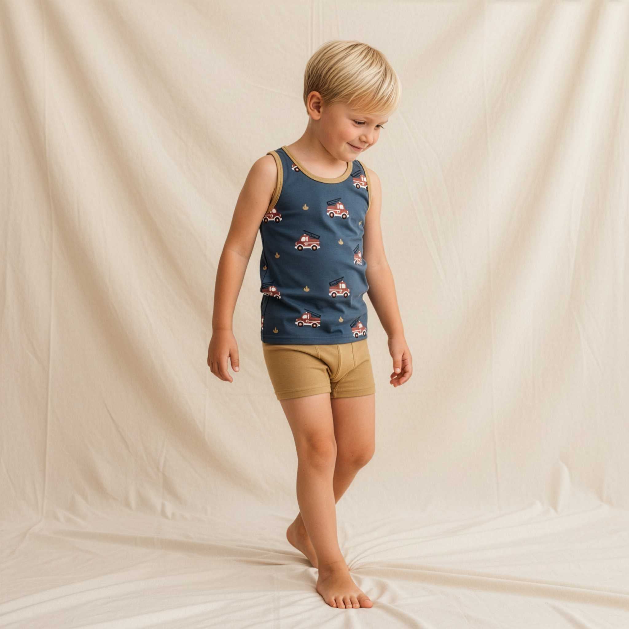 Boxershort Solid Mustard - Maxomorra
