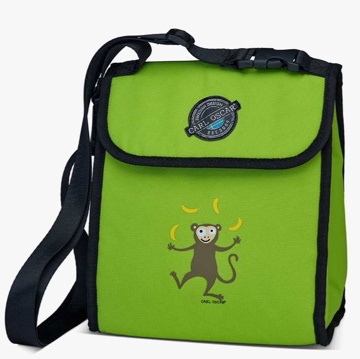 Kids Koeltas Pack n’ Snack™ Cooler Bag 5 L Monkey Green – Carl Oscar