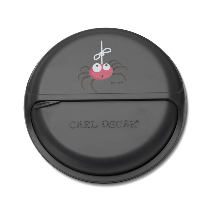 Kids SnackDISC™ Snacktrommel Spider Grey – Carl Oscar