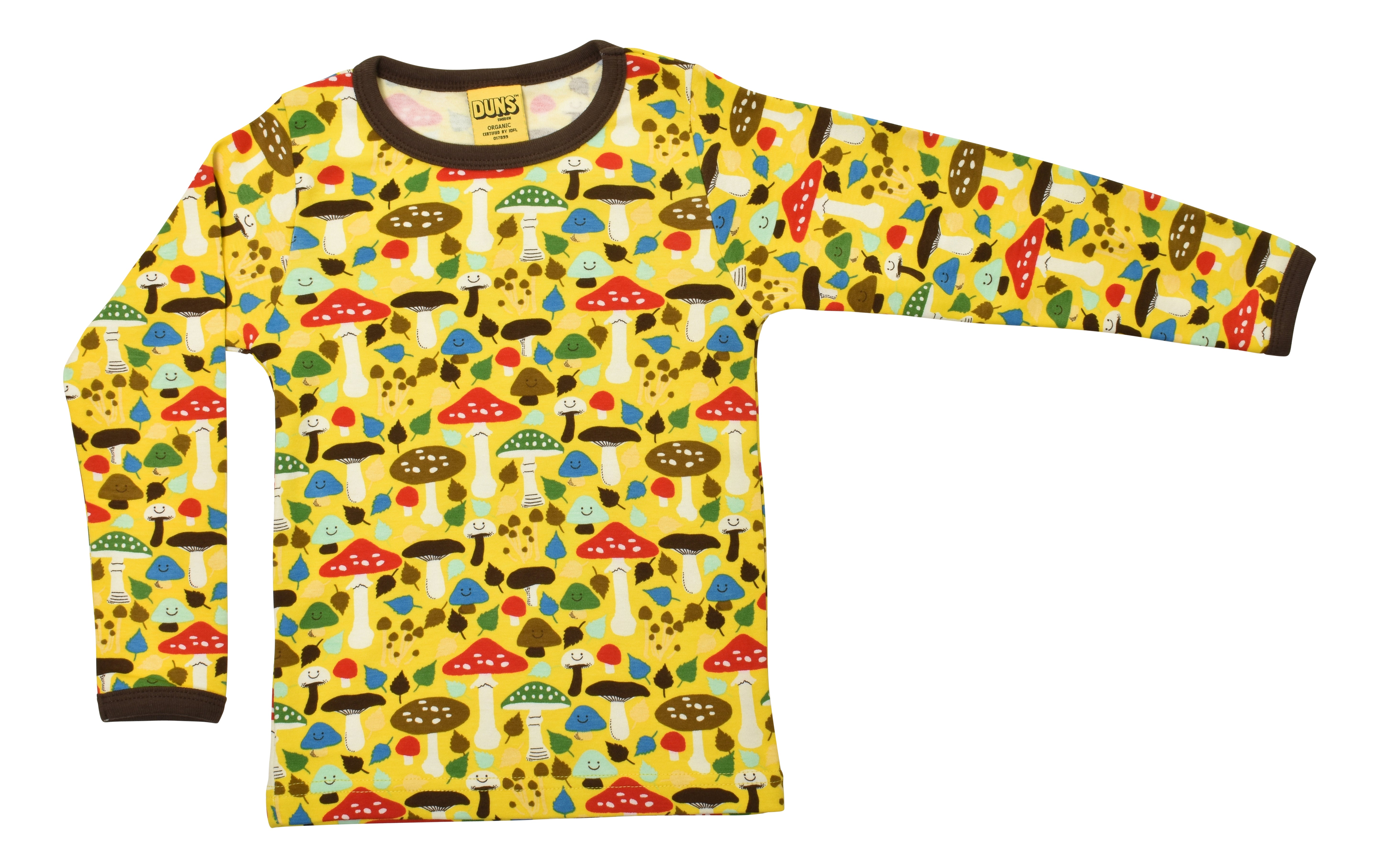 Longsleeve Top Mushroom Yellow - Duns Sweden