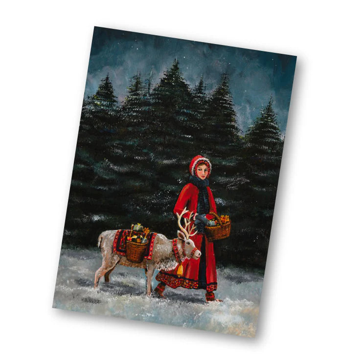 Kaart Een volksverhaal - Illustrator under a blankie