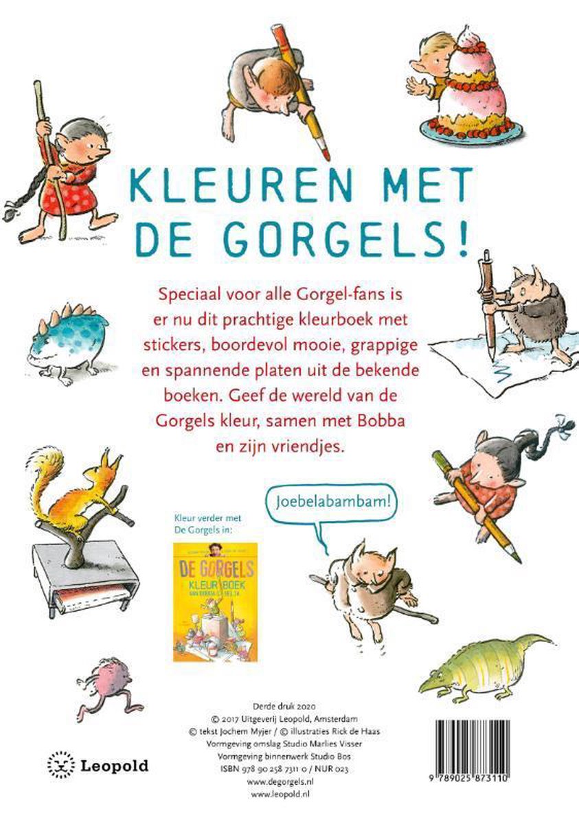 De Gorgels Kleurboek met Stickers - Jochem Myjer