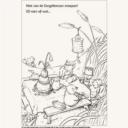 De Gorgels Kleurboek met Stickers - Jochem Myjer