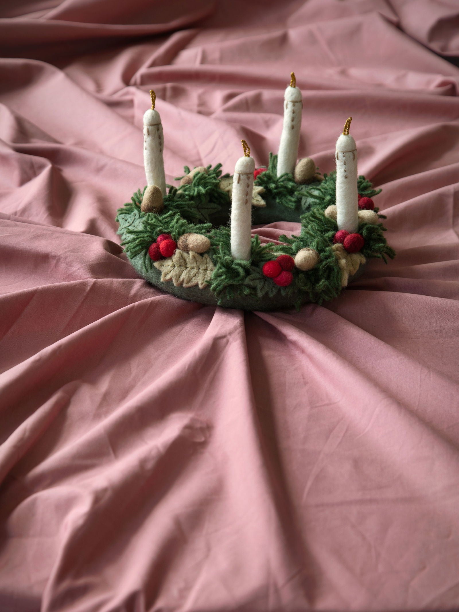 Advent Wreath / Krans – Gry & Sif