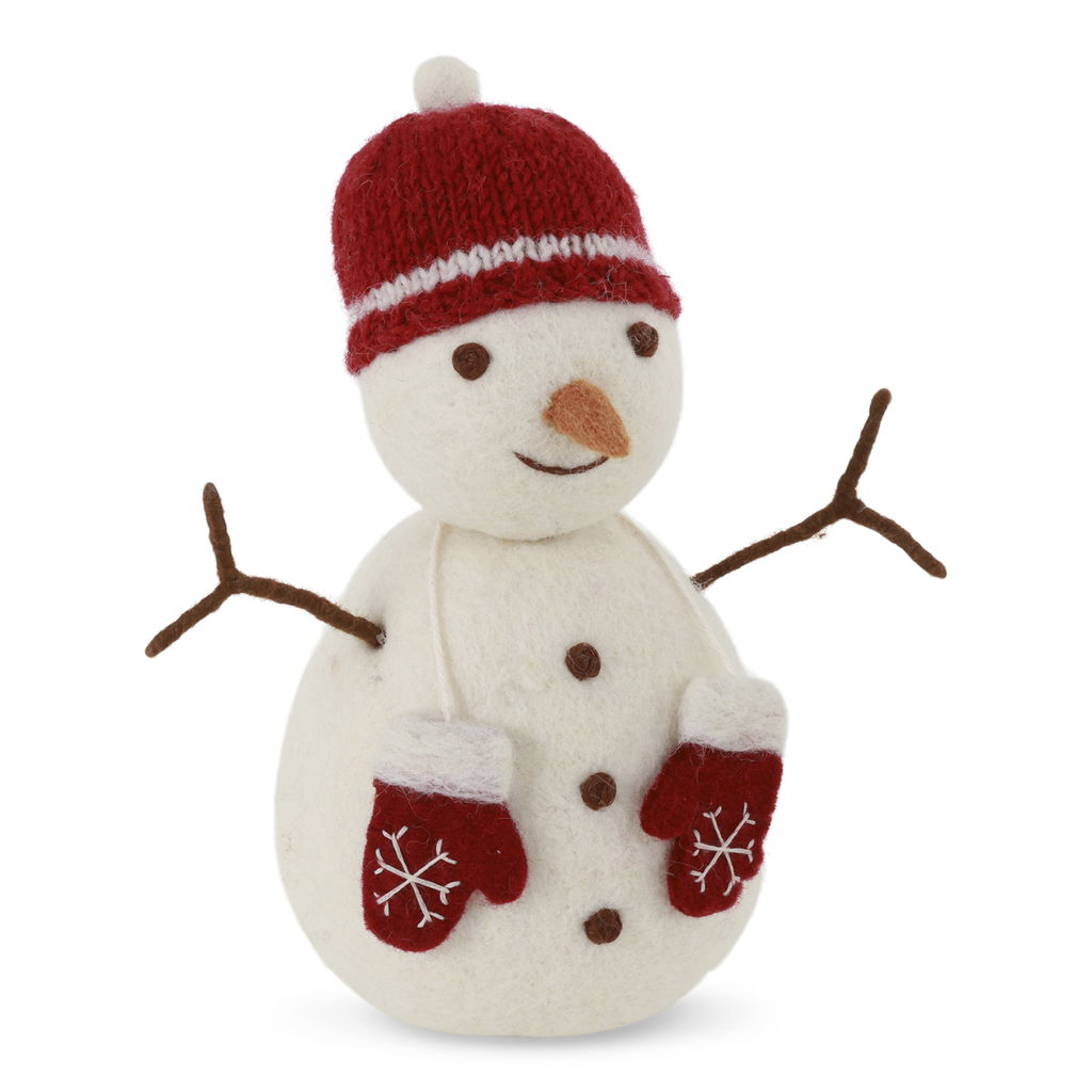 Big Snowman w Red Hat & Mittens – Gry & Sif