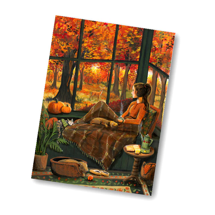 Kaart In essentie - Illustrator under a blankie