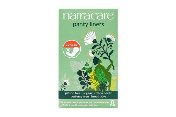 Natracare Gebogen inlegkruisjes van biologisch katoen – 30 stuks