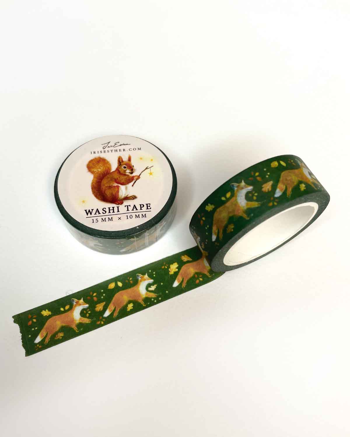 Washi Tape Running Fox - Iris Esther