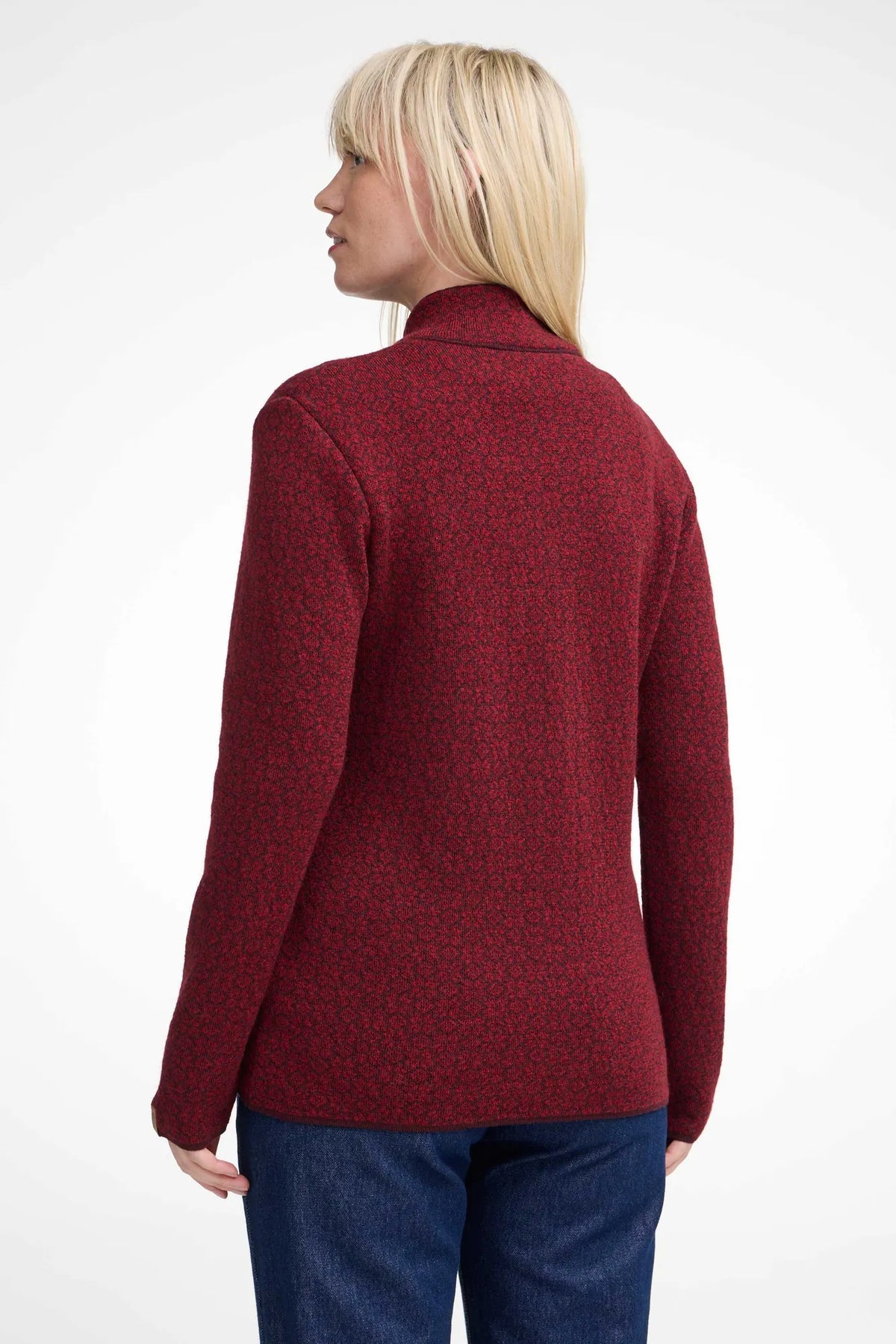 Vest Fiona Full Zip - Deep Red - Ivanhoe of Sweden