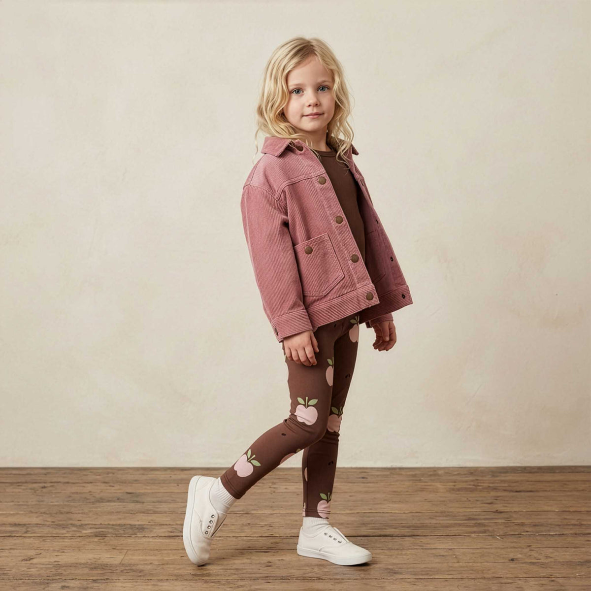 Jas / Jacket Corduroy PINK - Maxomorra
