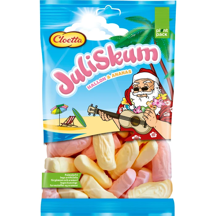 De Juliskum snoep schuimpjes zijn de limited zomer editie van de Zweedse klassieker Juleskum