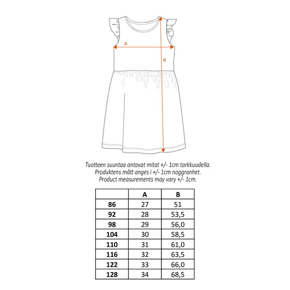 Jurk Shell Beach Dress Coral – Moomin
