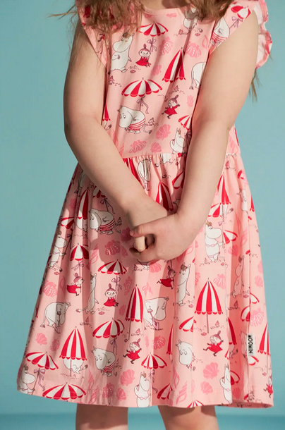 Jurk Shell Beach Dress Coral – Moomin
