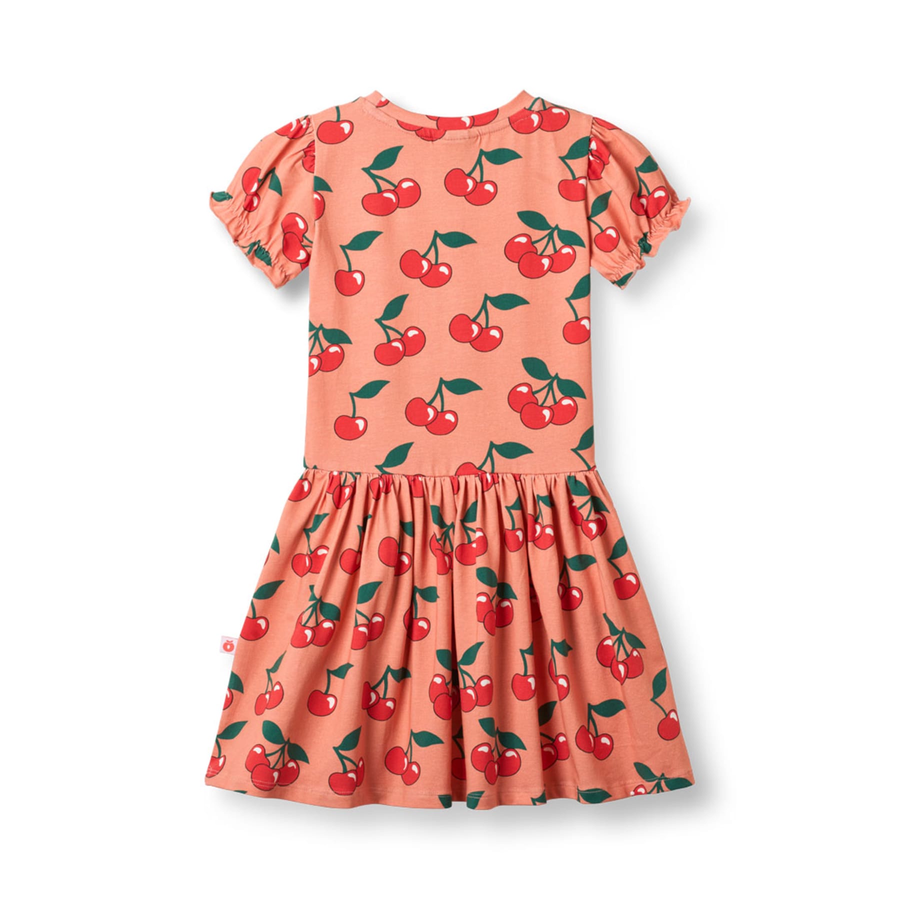 Jurk / Rubinette Short-Sleeved Dress with Cherries - Småfolk