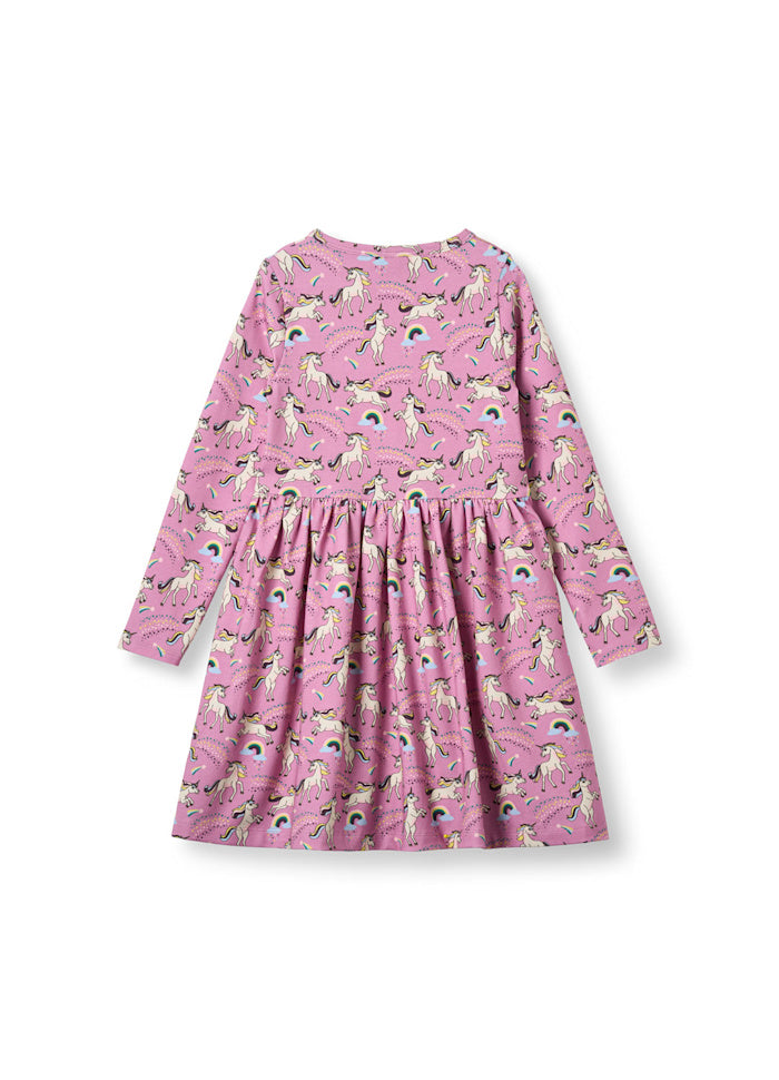 Jurk Regent Dress with Unicorns - Småfolk