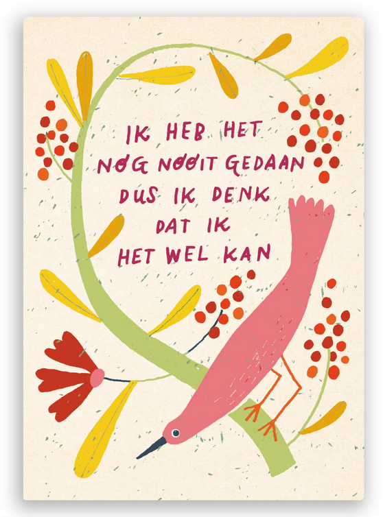 Claire Wenskaart Ik heb het nog nooit gedaan – Zintenz Organic Cards