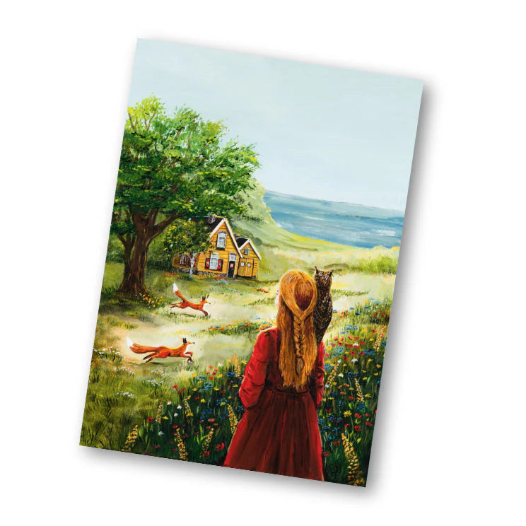 Kaart Het eiland - Illustrator under a blankie