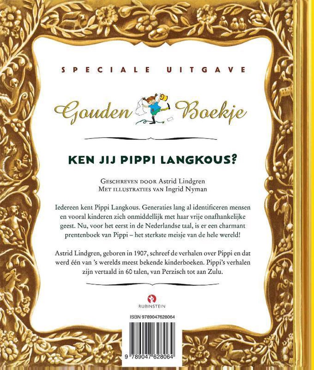 Gouden Boekjes - Ken jij Pippi Langkous? – Astrid Lindgren