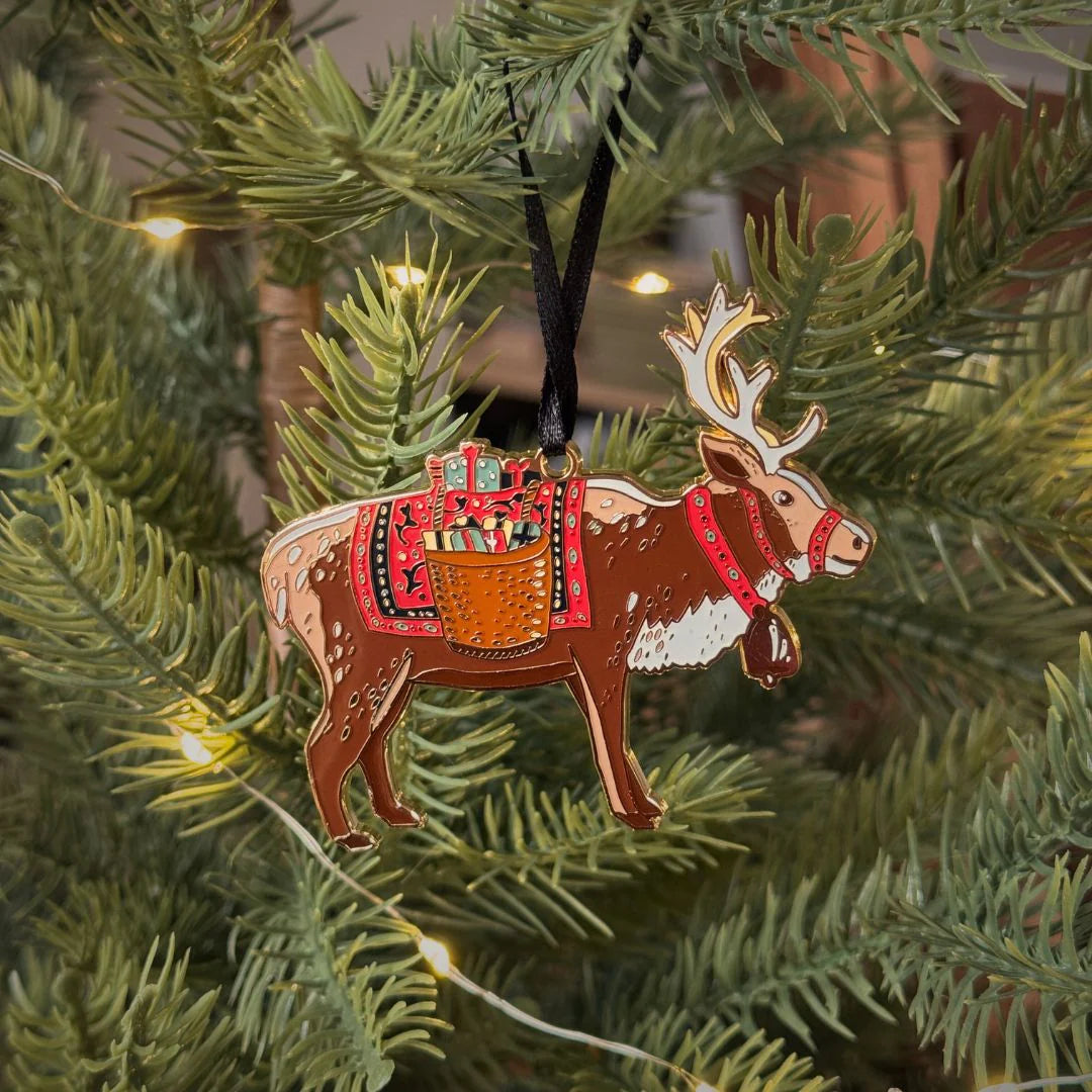 Kersthanger Volksverhaal Rendier – Illustrator under a blankie