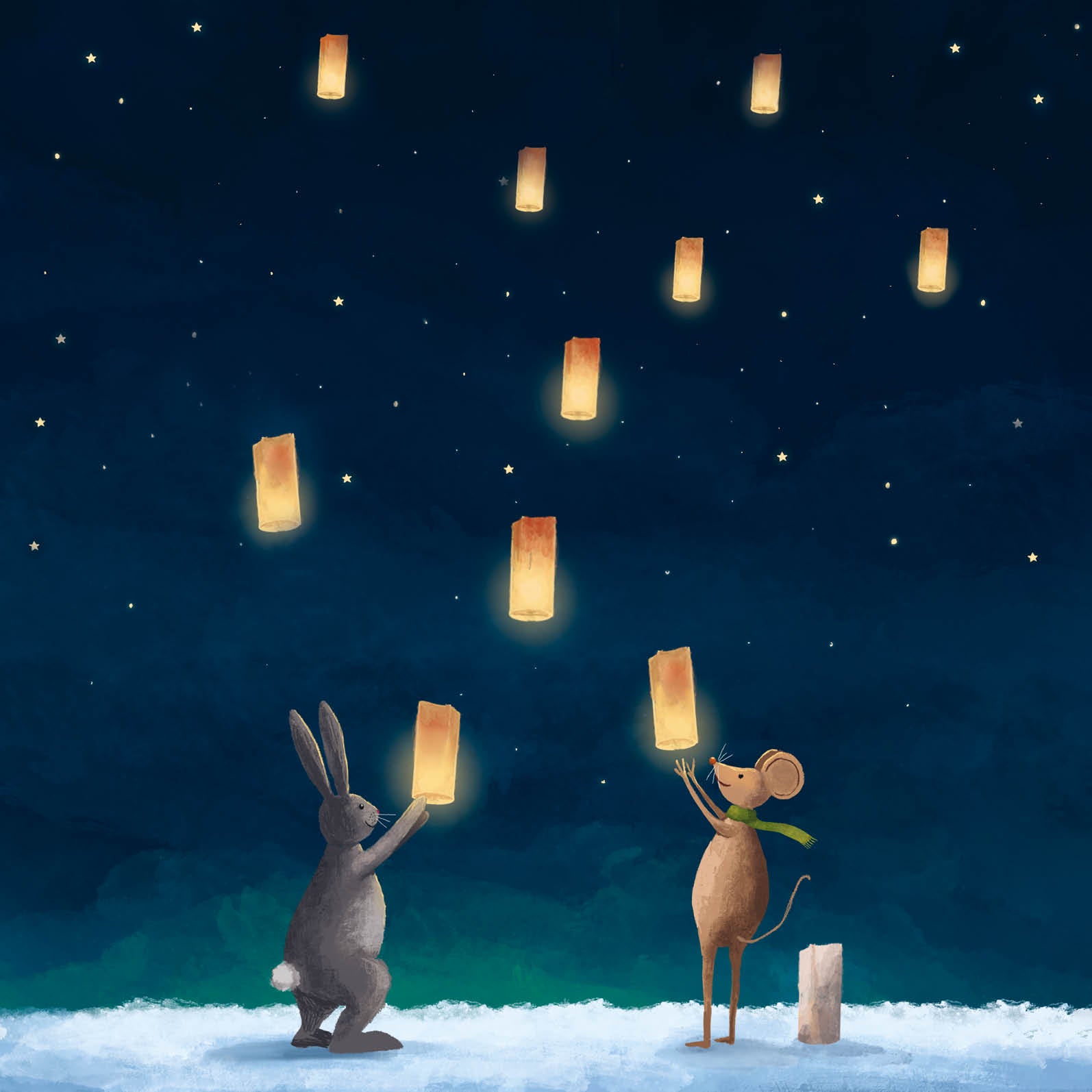 Eco Kerstkaarten Set 21 Lance 6 st. + 9 stickers – Zintenz