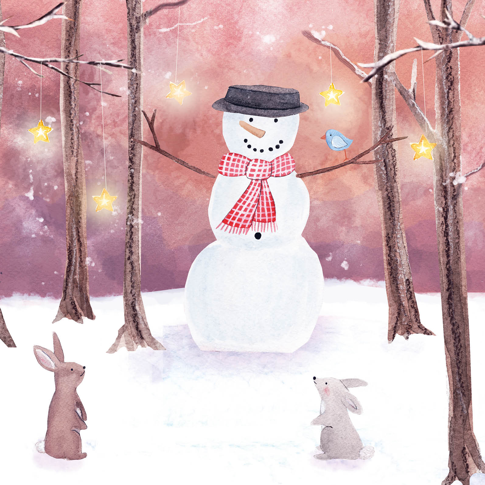 Eco Kerstkaarten Set 20 Tina 6 st. + 9 stickers – Zintenz