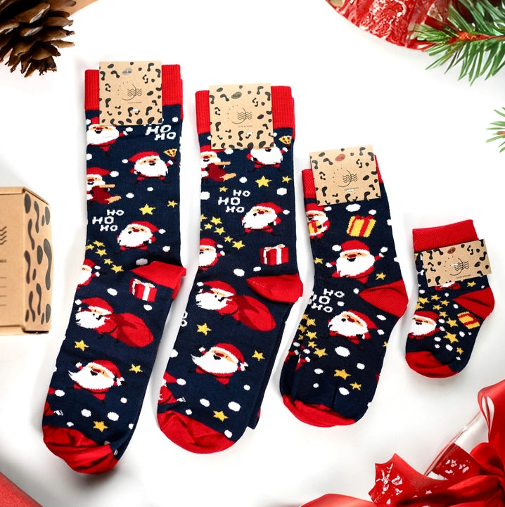 Christmas Santa Clause Socks / Baby / Kids / Adult - Faves. Socks&Friends