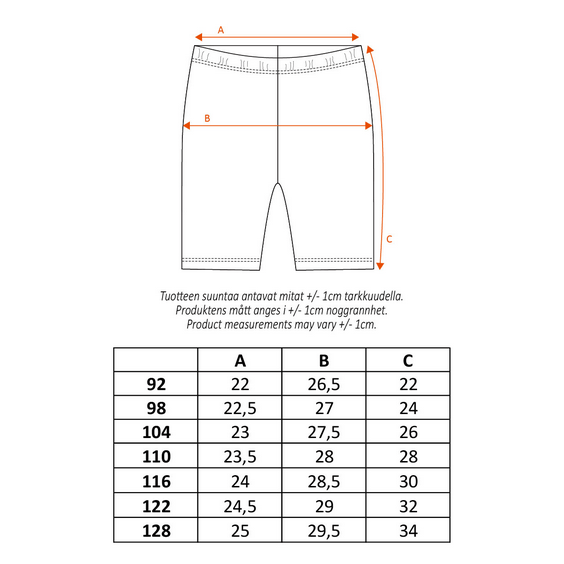 Korte Broek Shell Beach Shorts Coral – Moomin